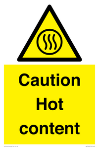 Caution Hot content